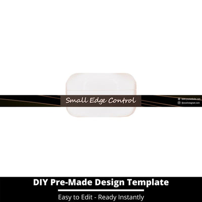 Small Edge Control Side Label Template 11