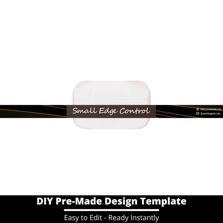 Small Edge Control Side Label Template 11
