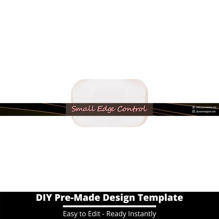 Small Edge Control Side Label Template 12