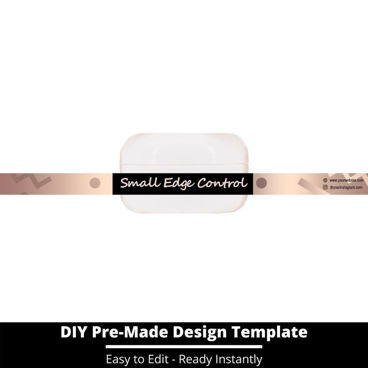 Small Edge Control Side Label Template 14