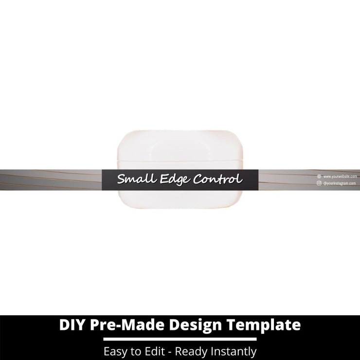 Small Edge Control Side Label Template 16