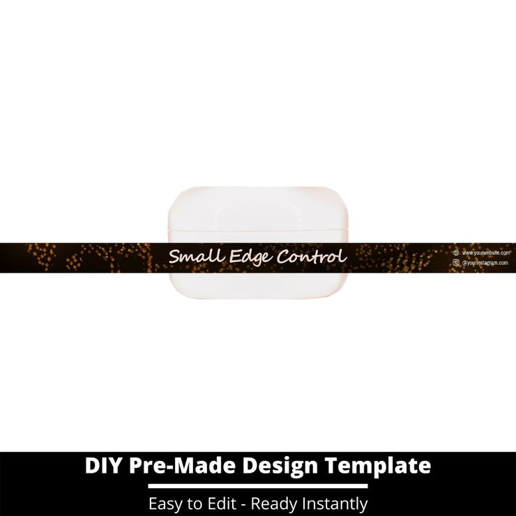 Small Edge Control Side Label Template 17