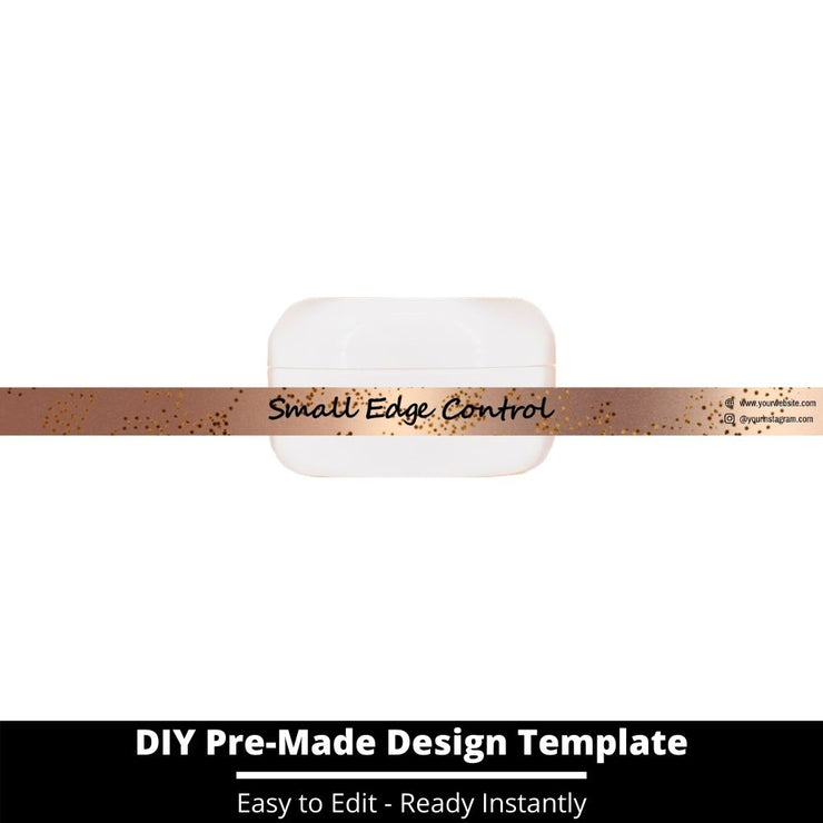 Small Edge Control Side Label Template 25