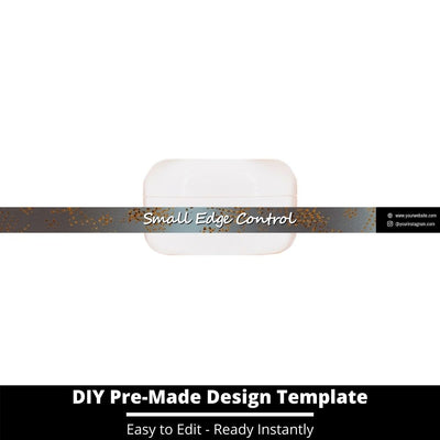 Small Edge Control Side Label Template 26