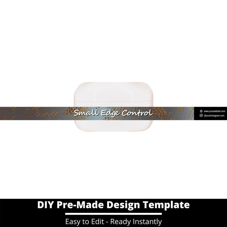 Small Edge Control Side Label Template 26