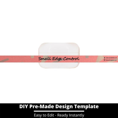 Small Edge Control Side Label Template 27