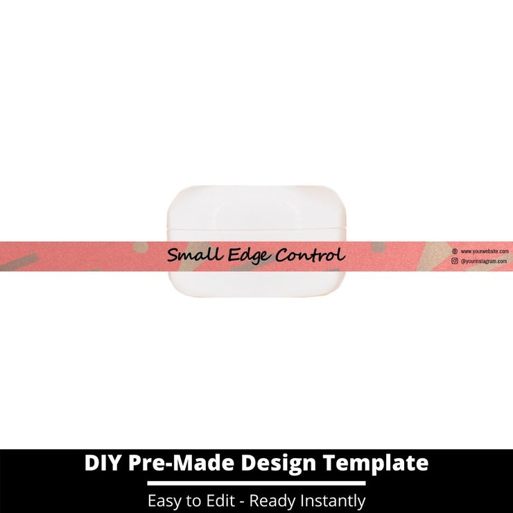 Small Edge Control Side Label Template 27