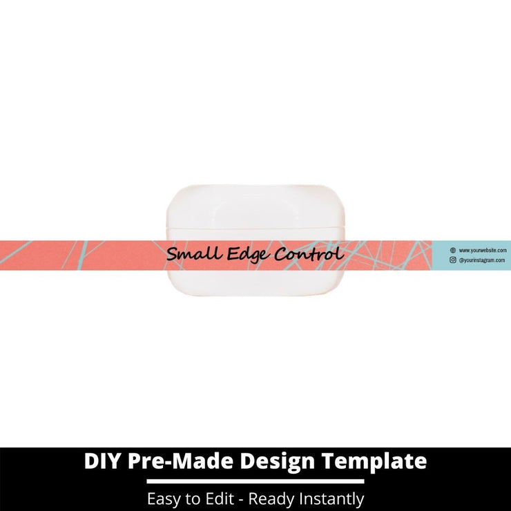 Small Edge Control Side Label Template 29