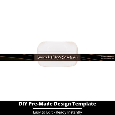 Small Edge Control Side Label Template 33