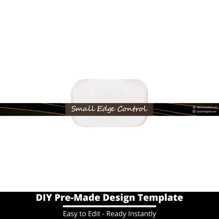 Small Edge Control Side Label Template 33