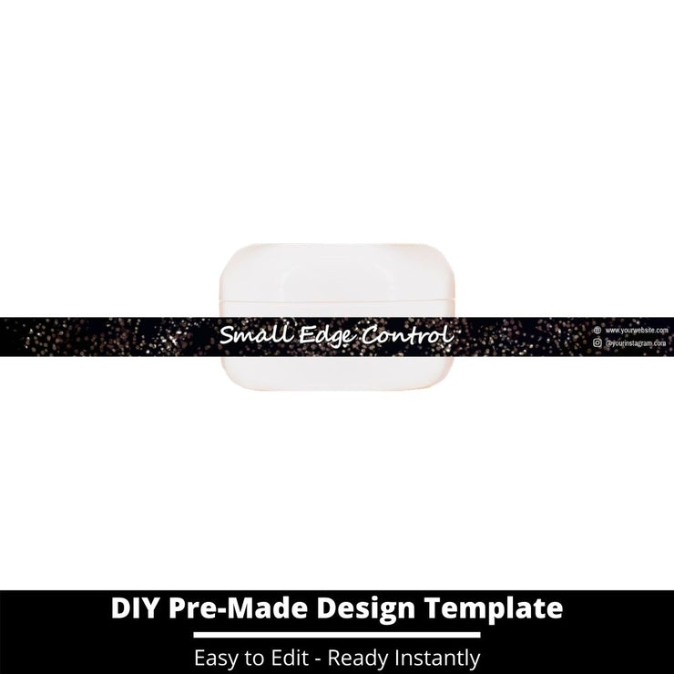 Small Edge Control Side Label Template 34