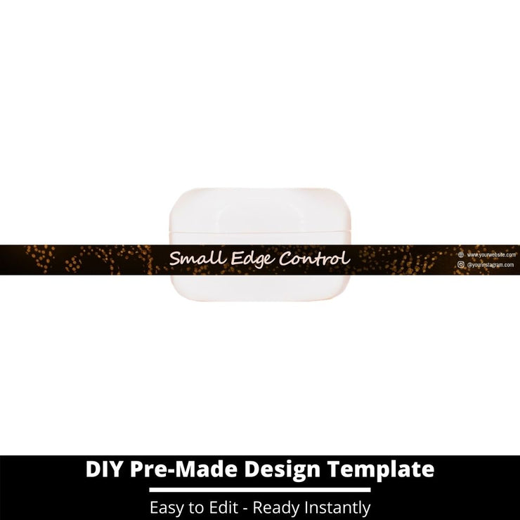 Small Edge Control Side Label Template 36