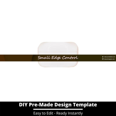 Small Edge Control Side Label Template 37