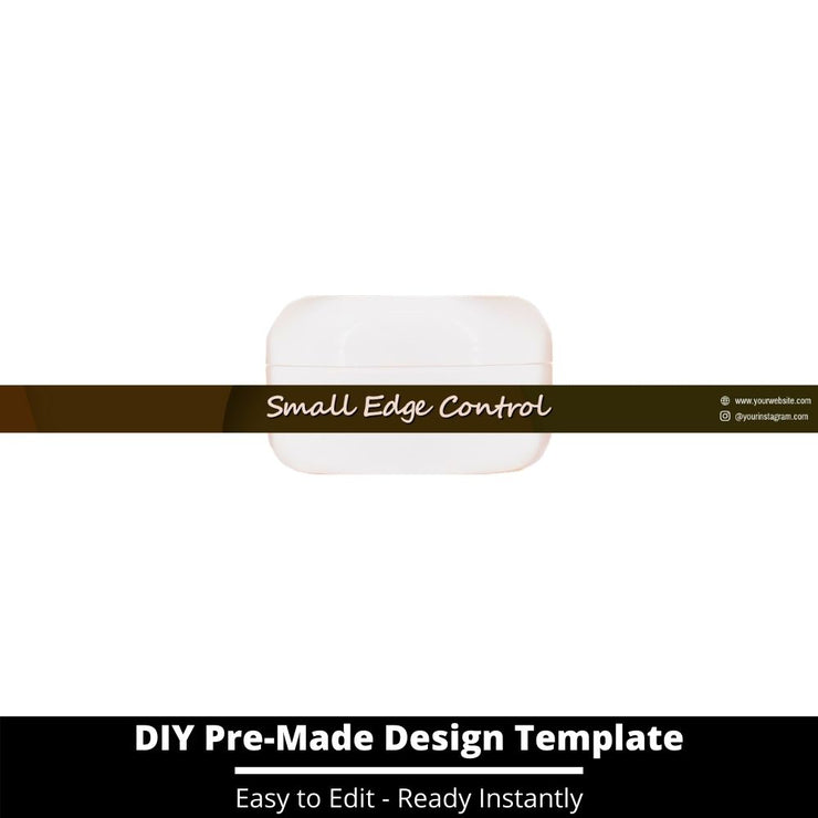 Small Edge Control Side Label Template 37
