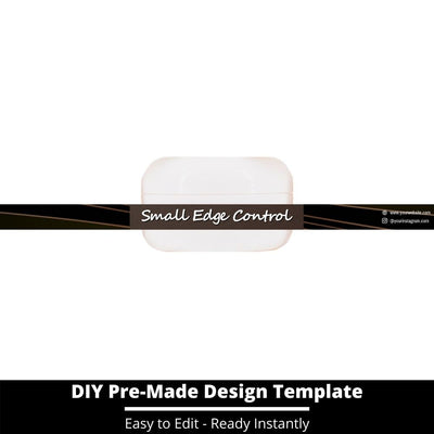 Small Edge Control Side Label Template 38