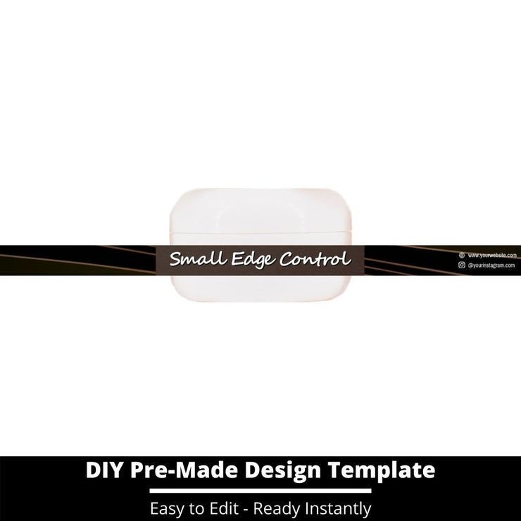 Small Edge Control Side Label Template 38