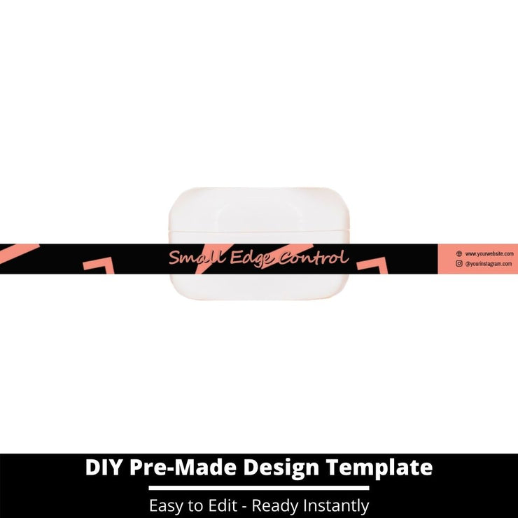 Small Edge Control Side Label Template 39
