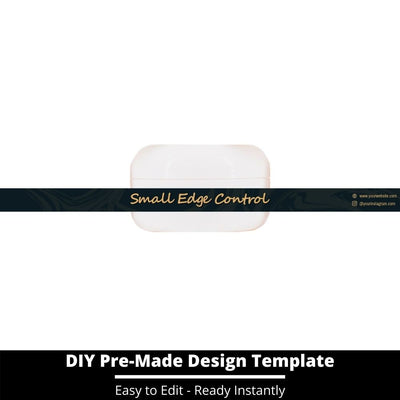 Small Edge Control Side Label Template 41