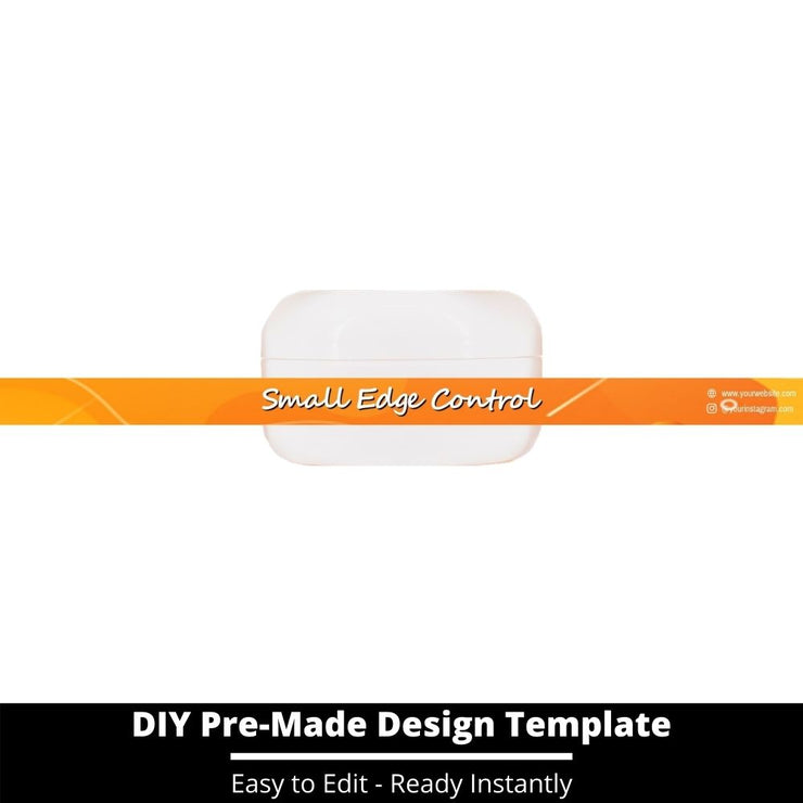 Small Edge Control Side Label Template 45