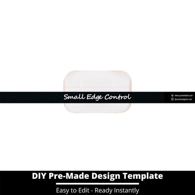 Small Edge Control Side Label Template 50