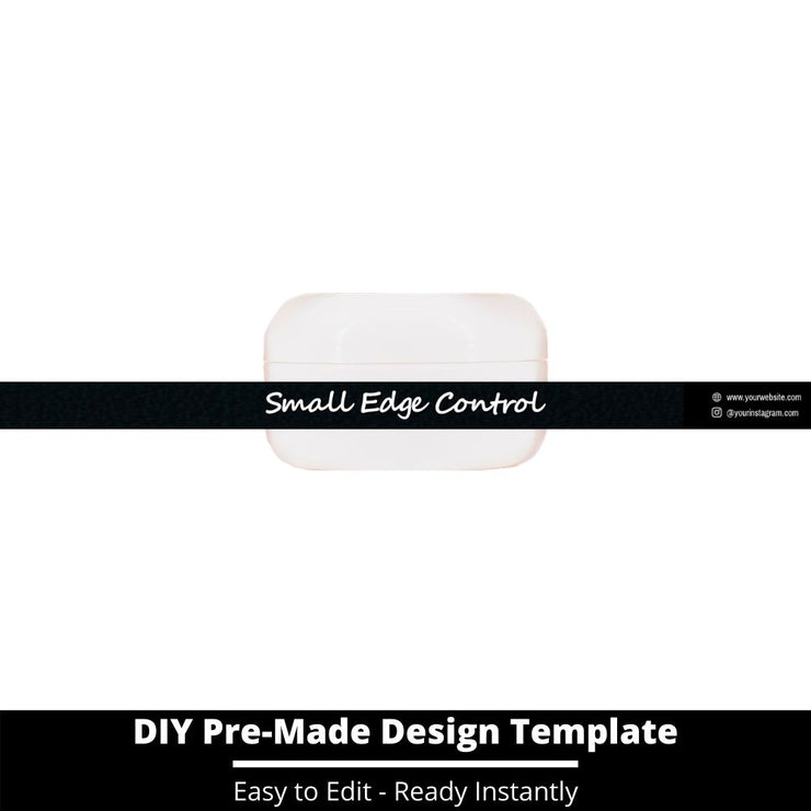 Small Edge Control Side Label Template 50