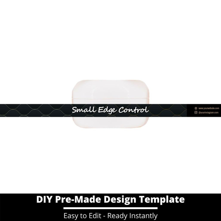 Small Edge Control Side Label Template 51