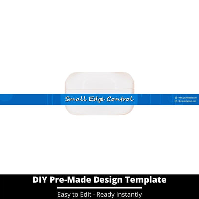 Small Edge Control Side Label Template 53