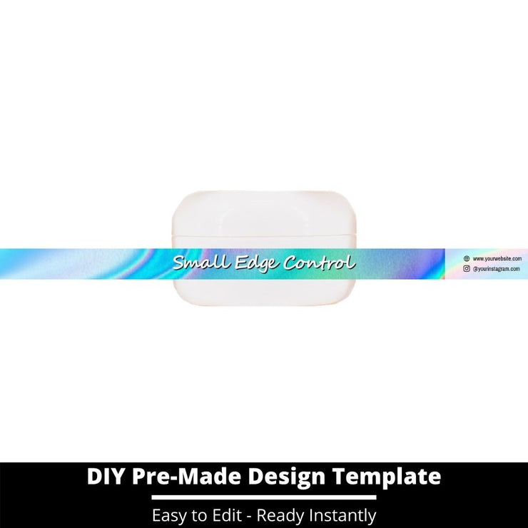 Small Edge Control Side Label Template 57