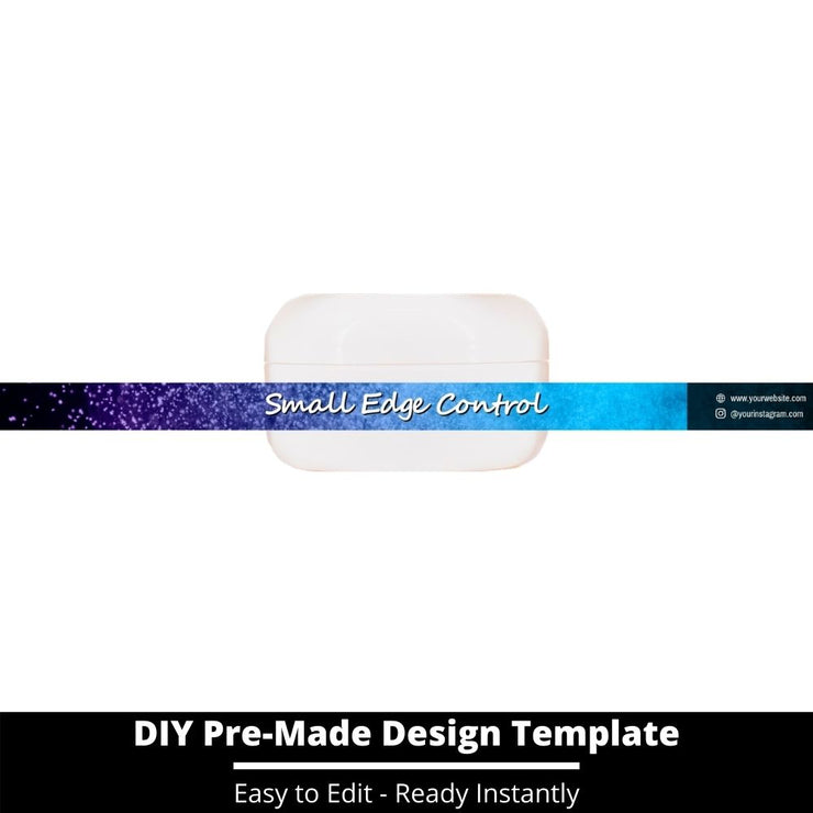 Small Edge Control Side Label Template 60