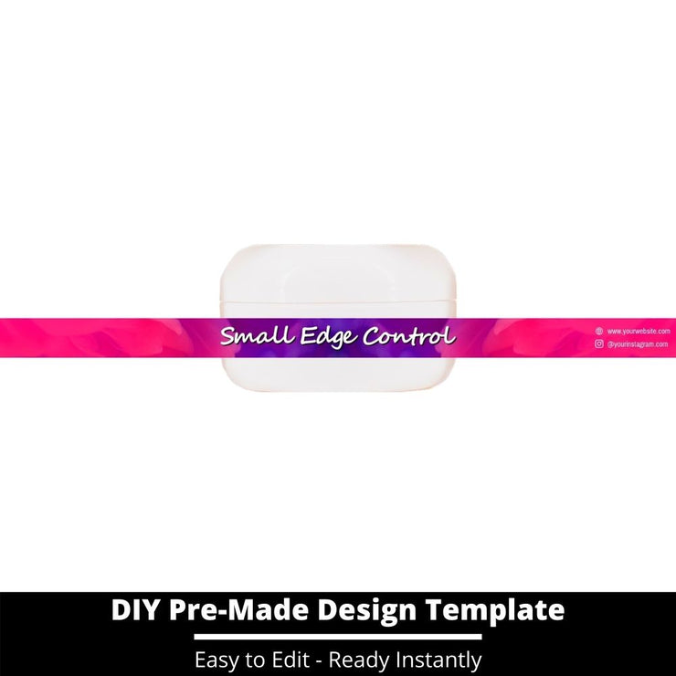 Small Edge Control Side Label Template 61