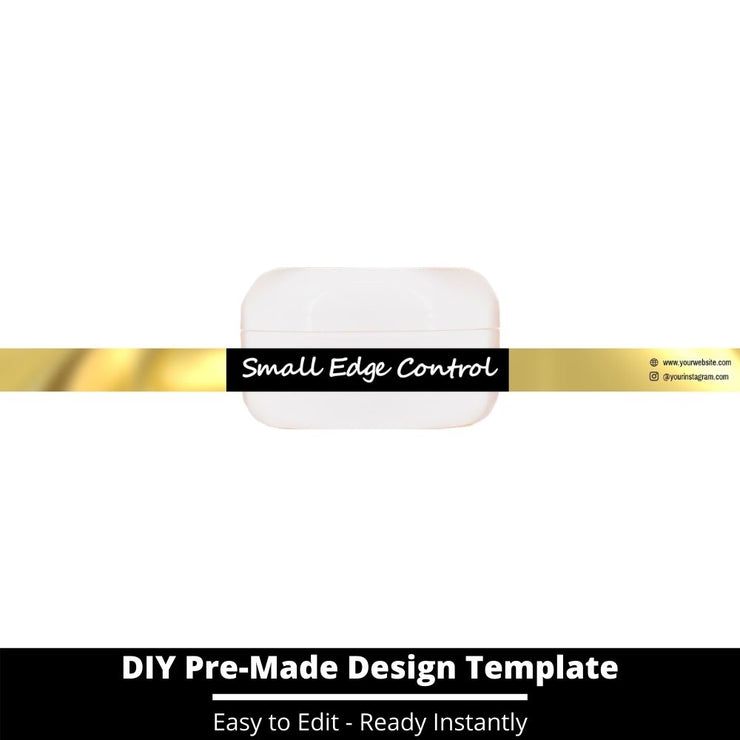 Small Edge Control Side Label Template 62