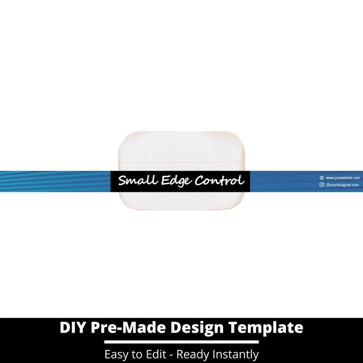 Small Edge Control Side Label Template 63
