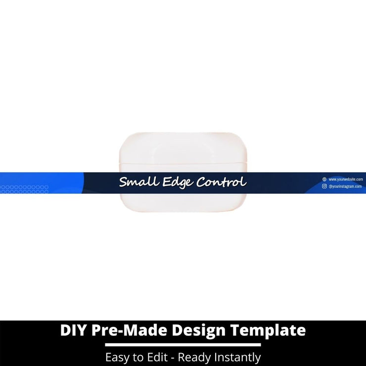 Small Edge Control Side Label Template 66