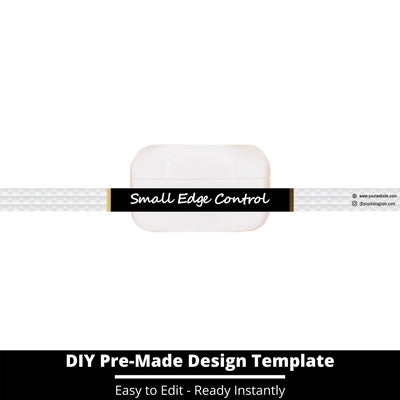 Small Edge Control Side Label Template 68