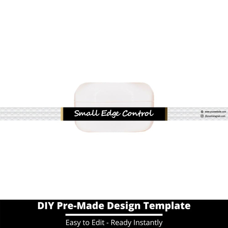 Small Edge Control Side Label Template 68