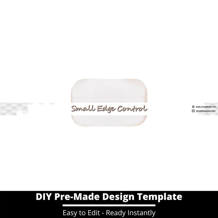 Small Edge Control Side Label Template 70