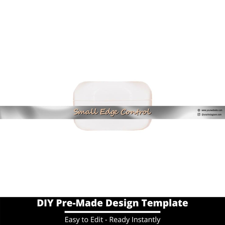 Small Edge Control Side Label Template 73