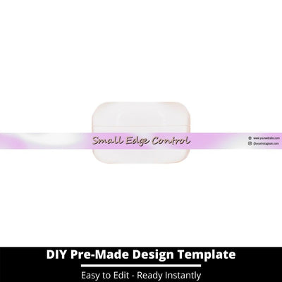 Small Edge Control Side Label Template 74