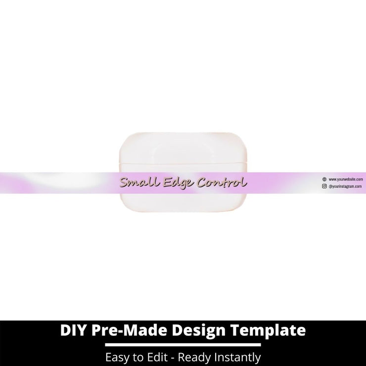 Small Edge Control Side Label Template 74