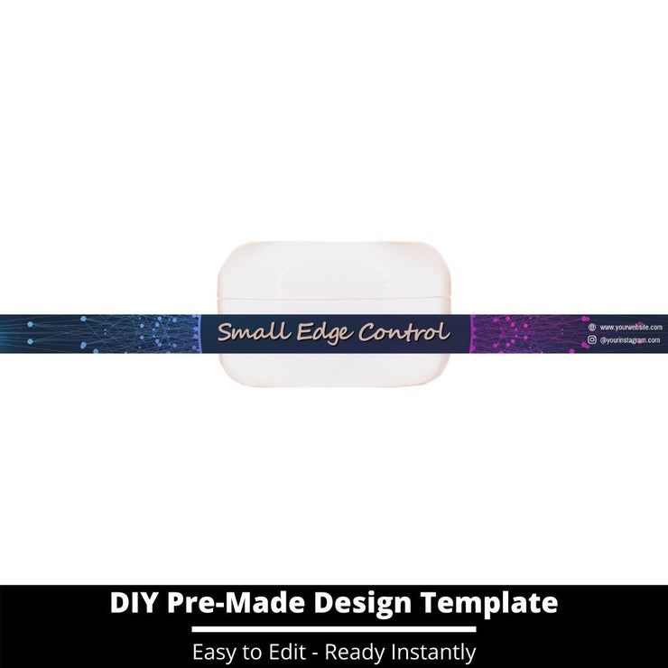 Small Edge Control Side Label Template 75