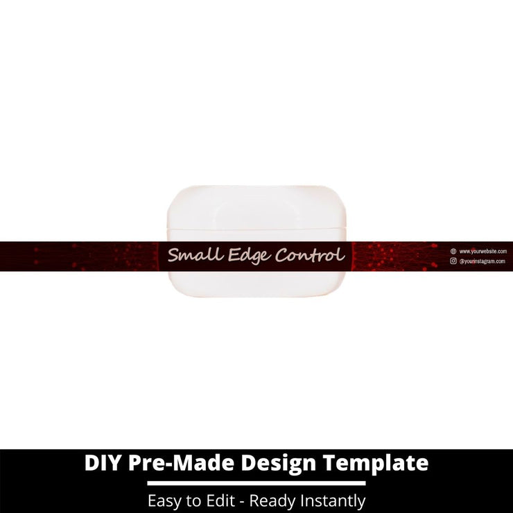 Small Edge Control Side Label Template 76