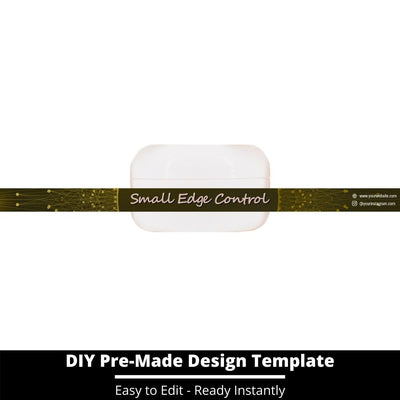 Small Edge Control Side Label Template 78