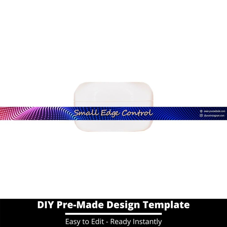 Small Edge Control Side Label Template 79