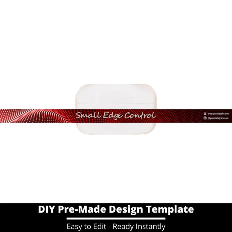 Small Edge Control Side Label Template 80