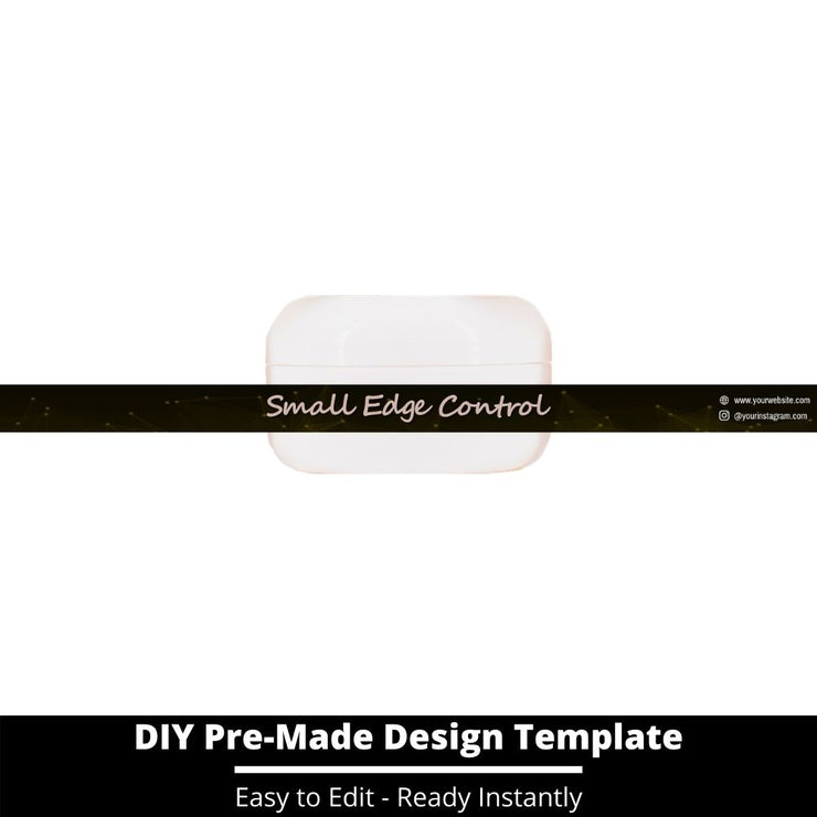 Small Edge Control Side Label Template 83