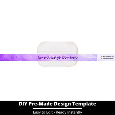 Small Edge Control Side Label Template 87