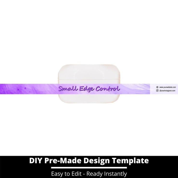Small Edge Control Side Label Template 87