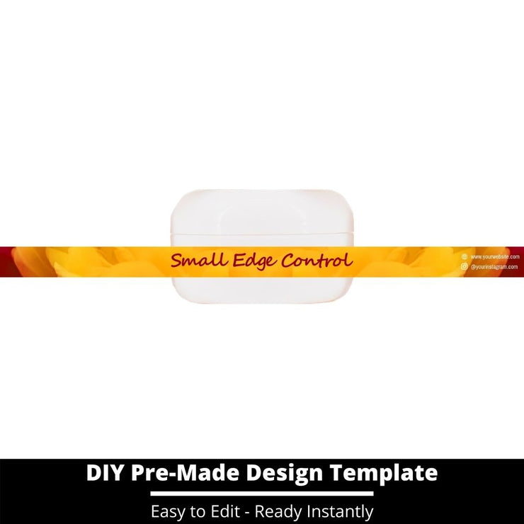 Small Edge Control Side Label Template 88