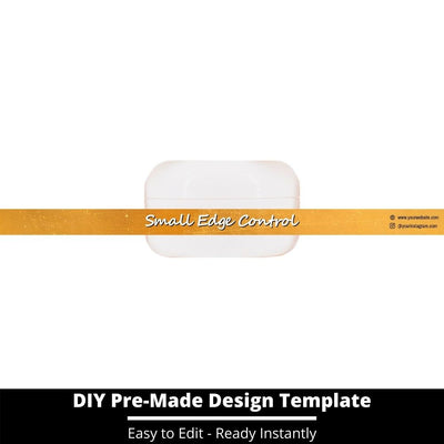 Small Edge Control Side Label Template 90