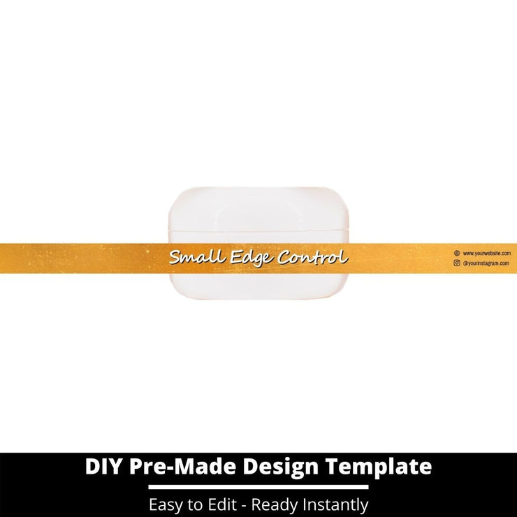 Small Edge Control Side Label Template 90